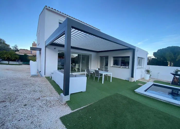 Laurana 6 Personnes Piscine Chauffee Semesterbostad Hyères